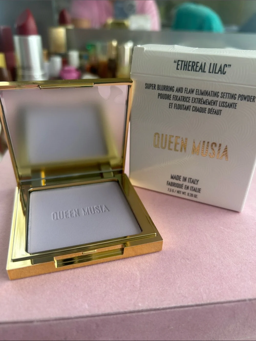 Ethereal Lilac Super Blurring Setting Powder - Lilac